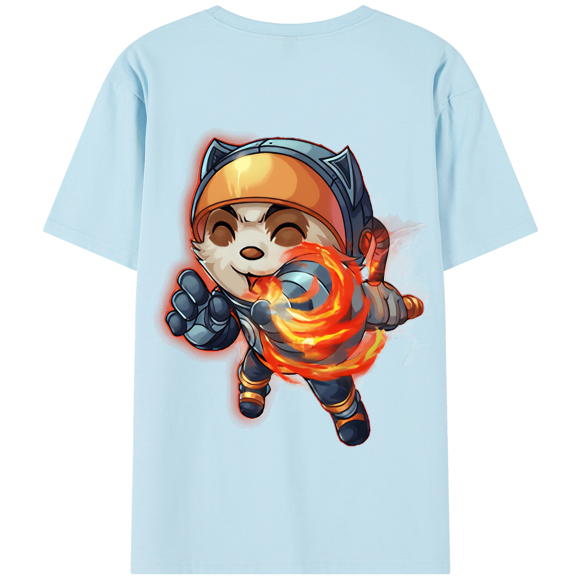 リーグ・オブ・レジェンド League of Legends LOL 綿100％半袖Tシャツ（背面プリント）